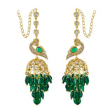 Panchhi Maurika Statement Jhumka Earrings