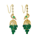 Panchhi Maurika Statement Jhumka Earrings