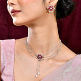 Royal Romance Fluer Necklace Set