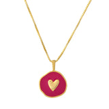 Valentine's Day Eternal Heart Pendant Necklace