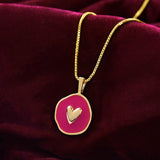 Valentine's Day Eternal Heart Pendant Necklace