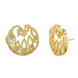 Panchhi Kashni Stud Earrings