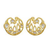 Panchhi Kashni Stud Earrings