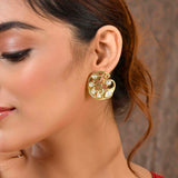 Panchhi Kashni Stud Earrings