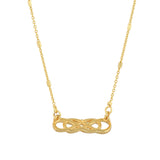 Valentine's Day Infinity Knot Of Love Pendant Necklace