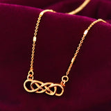 Valentine's Day Infinity Knot Of Love Pendant Necklace