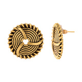 Woven Wonders Swirled  Stud Earrings