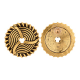 Woven Wonders Swirled  Stud Earrings