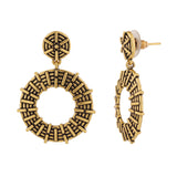 Woven Wonders Twill Dangler Earrings