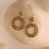 Woven Wonders Twill Dangler Earrings