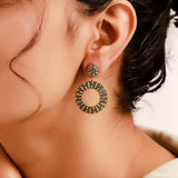 Woven Wonders Twill Dangler Earrings