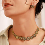 Woven Wonders Swirled Collar Necklace Set