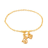 Valentine's Day Pawsitively In Love Toggle Charm Bracelet