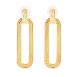 Trendy Earrings Fluted Dangler Earrings