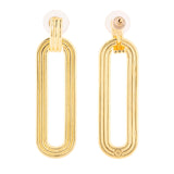 Trendy Earrings Fluted Dangler Earrings