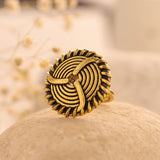 Woven Wonders Swirled Ring