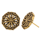 Woven Wonders Intertwined Stud Earrings