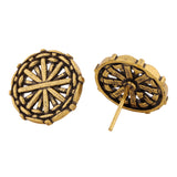 Woven Wonders Intertwined Stud Earrings