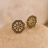 Woven Wonders Intertwined Stud Earrings