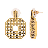 Woven Wonders Plain Weaving Dangler Earrings