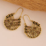 Woven Wonders Interlinked Dangler Earrings