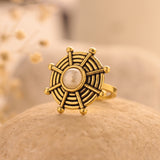 Woven Wonders Spiraled Ring