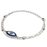 Boho Tribe Evil Eye Oxidised Enamel Bracelet