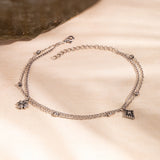 Boho Tribe Nomadic Oxidised Anklet