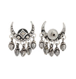 Boho Tribe Celestial Drop Oxidised Stud Earrings