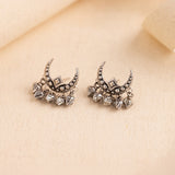 Boho Tribe Celestial Drop Oxidised Stud Earrings