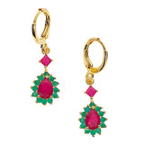 Spakling Essentials Dynamic Gold Plated Earrings