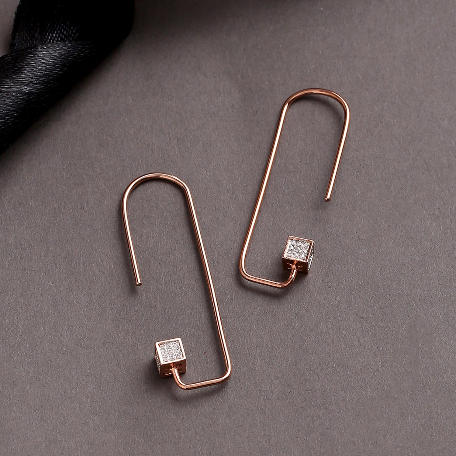 Buy online Stylish Stud Hoop Gold Earrings from fashion jewellery for Women  by Stilskii for ₹1399 at 24% off | 2024 Limeroad.com