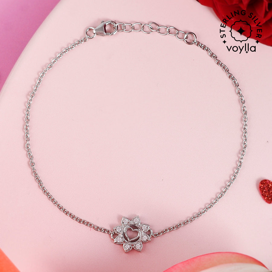 Voylla silver bracelet top