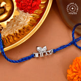 925 Sterling Silver Stunning Bhai Thread Rakhi | Voylla Rakhi