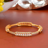 Sparkling Elegance Square Cz Studed Bangles