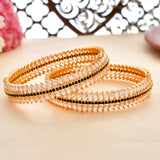 Sparkling Elegance Marquise Cut CZ Gold Plated Bracelets