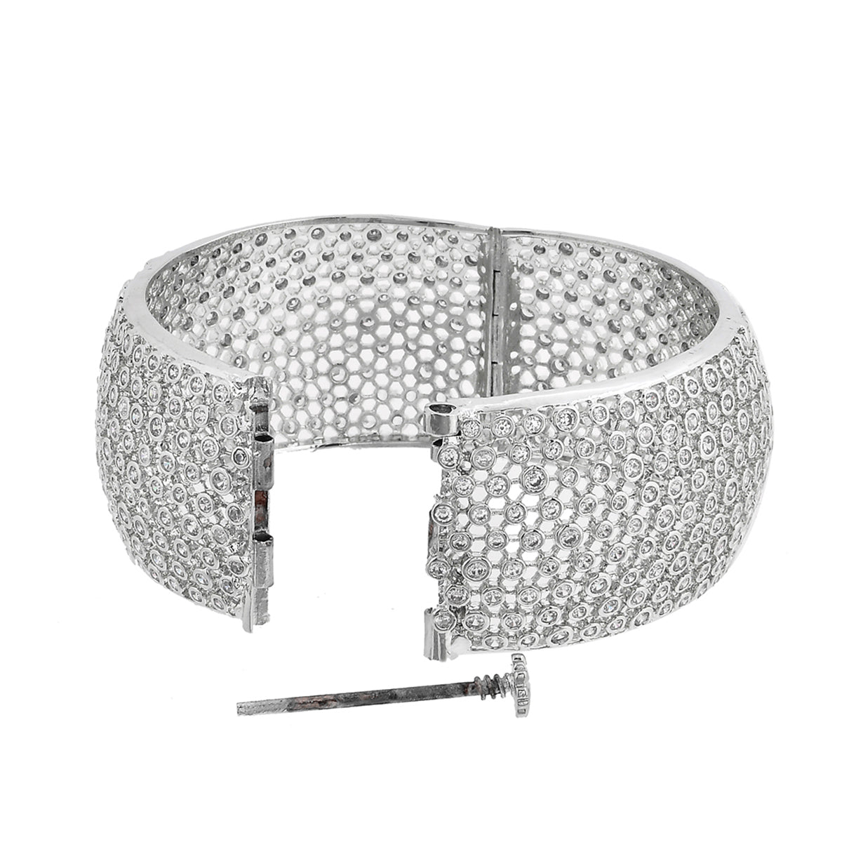 Swarovski Fit Stainless Steel Clear Swarovski Crystal Bracelet 5424589