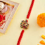Colorful Radha Krishna Thread Rakhi