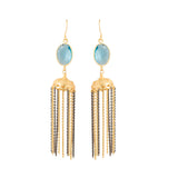 Jumki Styled Gold Toned Dangler Earrings For Women