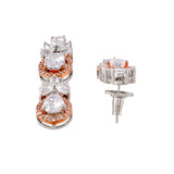 Sparkling Elegance Round and Teardrop Cut CZ Jewellery Set