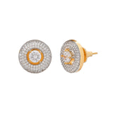 Sparkling Elegance Round Cz Stud Earrings