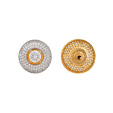 Sparkling Elegance Round Cz Stud Earrings