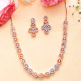 Sparkling Elegance Round Cut Zirconia Jewellery Set