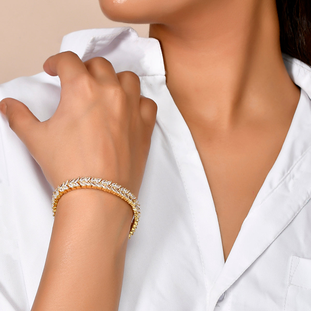 Buy Voylla Strand Bracelet for Men (Golden)(8907617107837) Online at  desertcartINDIA