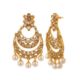 Reversal Saga Faux Pearls Embellished Earrings