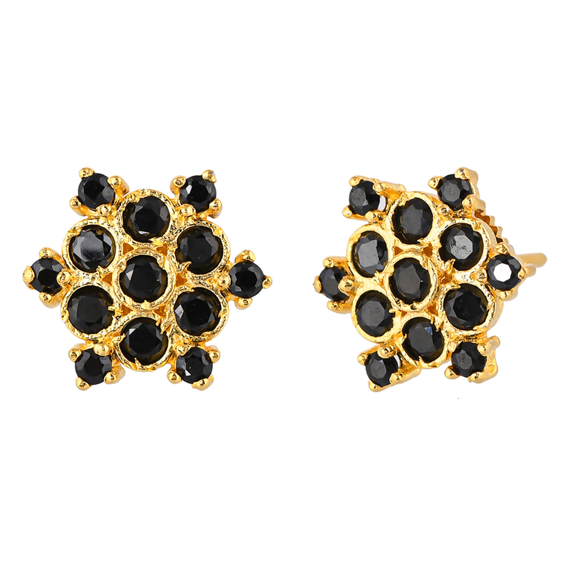 Black Spinel Stud Earrings – Altar PDX