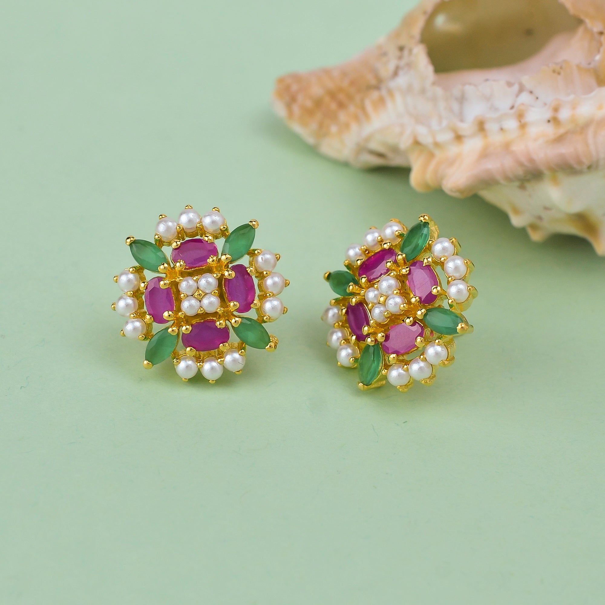 Beads Stud Handmade Beaded Earrings, Size: Small at Rs 299/pair in Mumbai