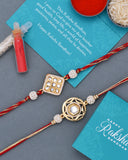 Exquisite and Colorful Kundan Rakhi by Voylla - Radiating Elegance and Tradition with a Thread of Love