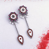 Mandana Tribal Inspired Drop Earrings