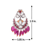 Thikri Lotus Motif Earrings